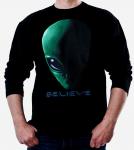 Sweatshirt Alien BELIEVE