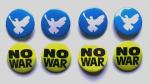8 Ukraine Frieden Buttons
