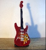 Metallica Mini-Gitarre burgund