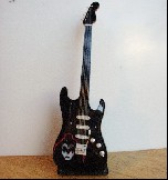 Kiss Mini-Gitarre klein