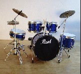 Mini Drum-Kit PEARL blau