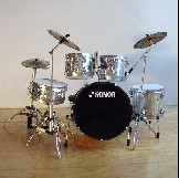 Mini Drum-Kit SONOR silber
