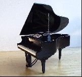 Mini Piano FlÃ¼gel schwarz