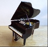 Mini Piano FlÃ¼gel dunkelbraun